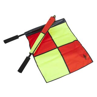 ST Linemansflag Rotating rød/gul 0 Linjeflagg for assistentdommere